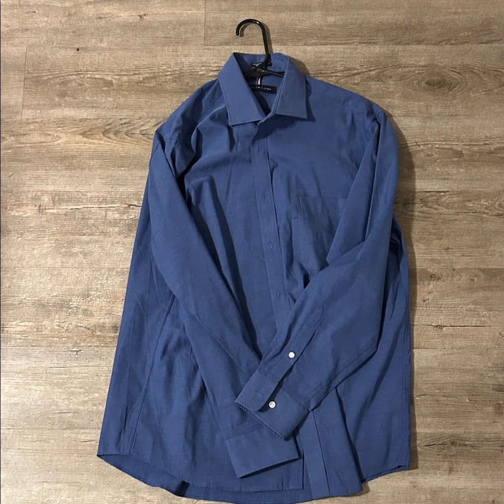 Tommy Hilfiger Classic Navy Dress Shirt